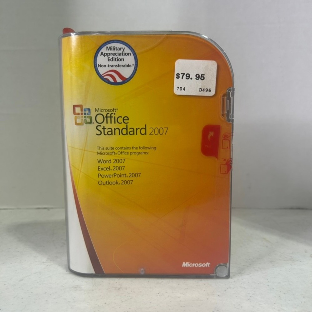 Microsoft Office Standard 2007 Military‎ Appreciation Edition Sealed New